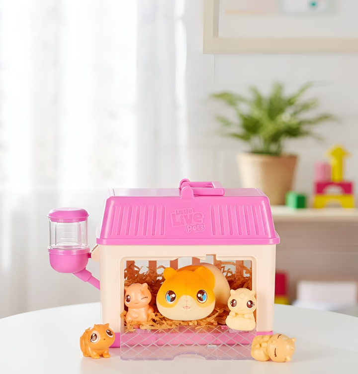 Petipuff Mini Evcil Hayvan Oyun Evi 🐹💕 – Sevimli Hayvan Figürlü Oyun Seti