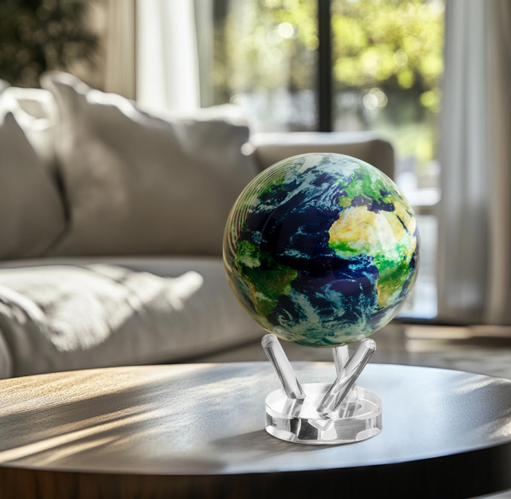 Solar Enerjili Dönen Dünya Küresi