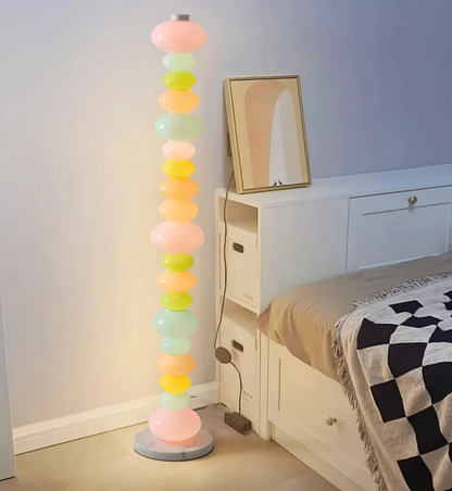 Estetik Üst Üste Dizilmiş Parçalı Salon ve Oda Lambası