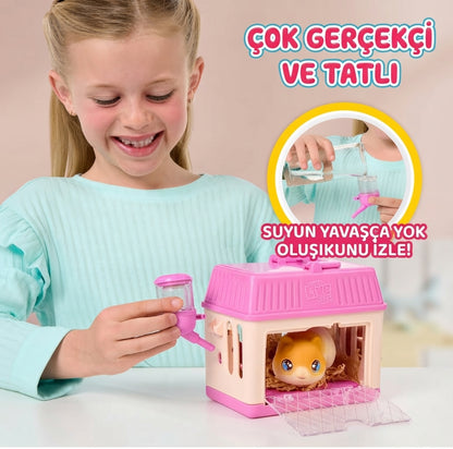Petipuff Mini Evcil Hayvan Oyun Evi 🐹💕 – Sevimli Hayvan Figürlü Oyun Seti
